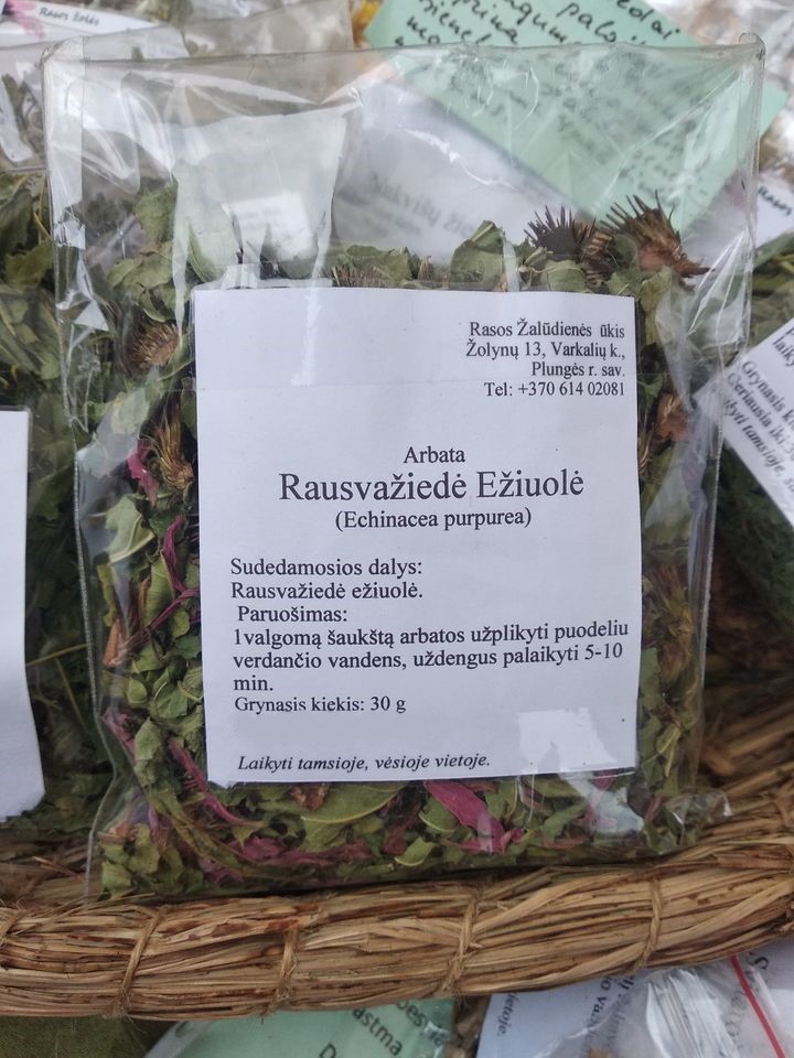 "Rausvažiedė ežiuolė"